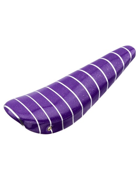20 Banana Saddle Sparkle/Purple W/Silver Stripe.